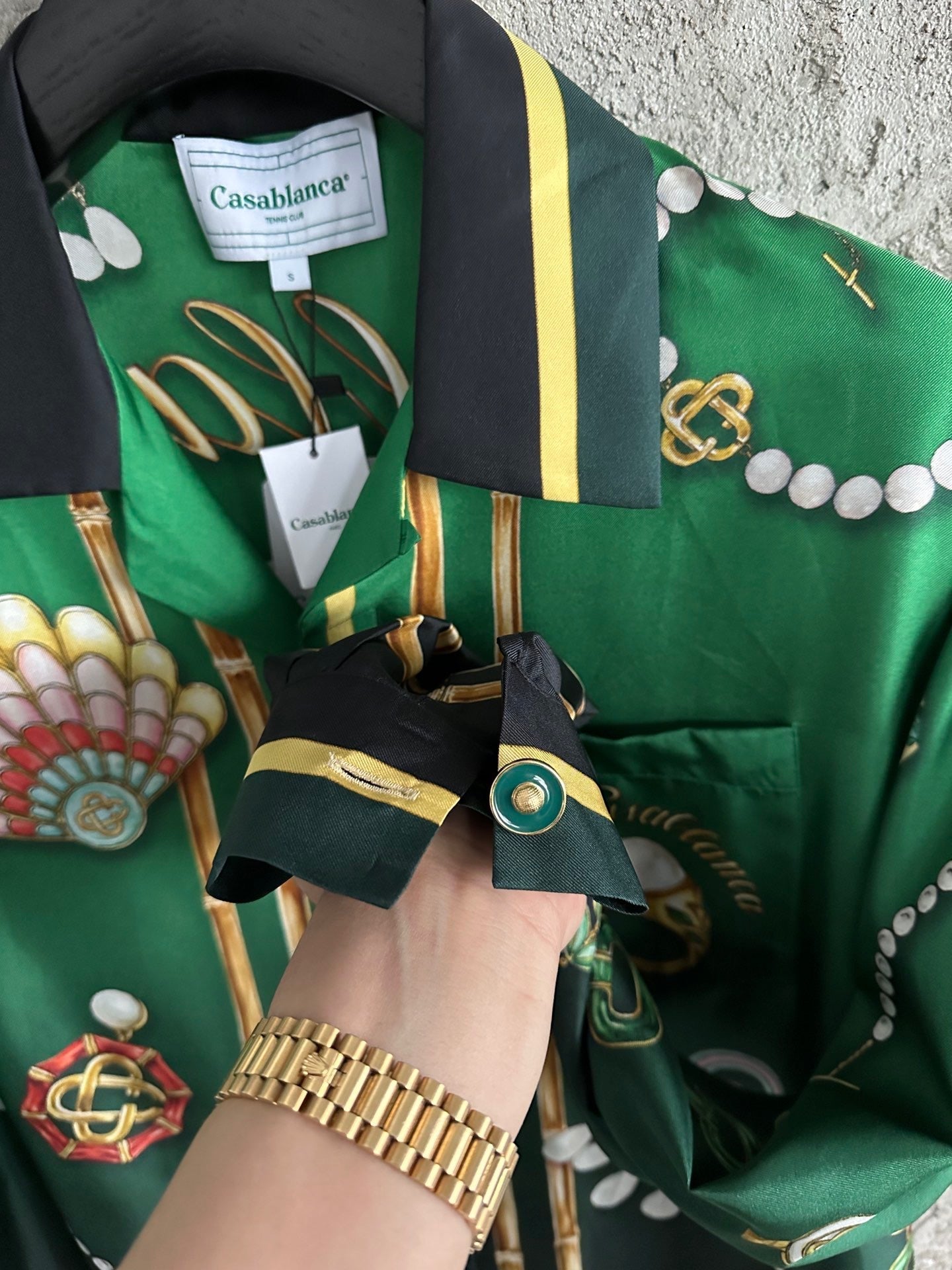 Casa printed twill shirt