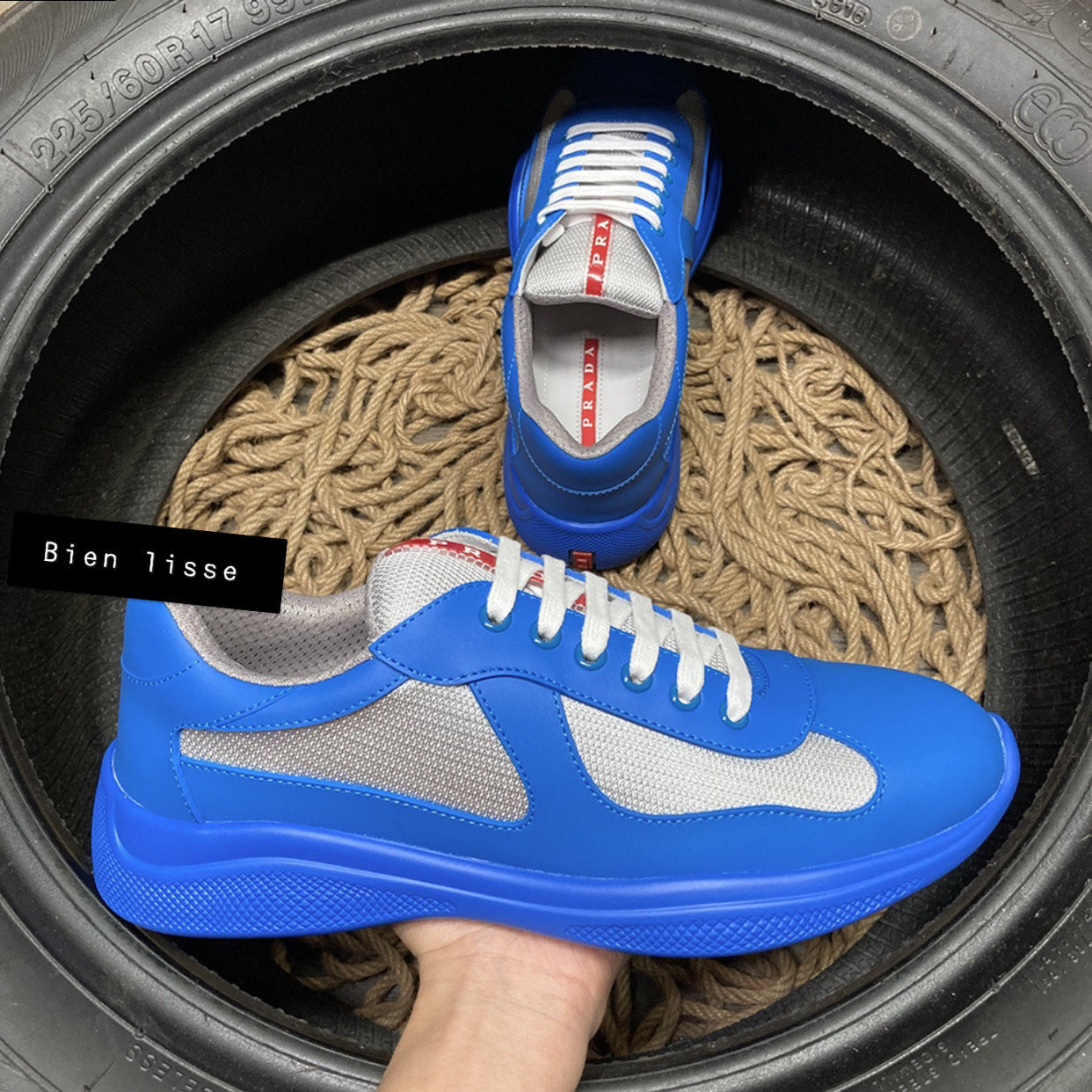 Sneakers Prd America ´ s Cup blue Gomme & tissu bike