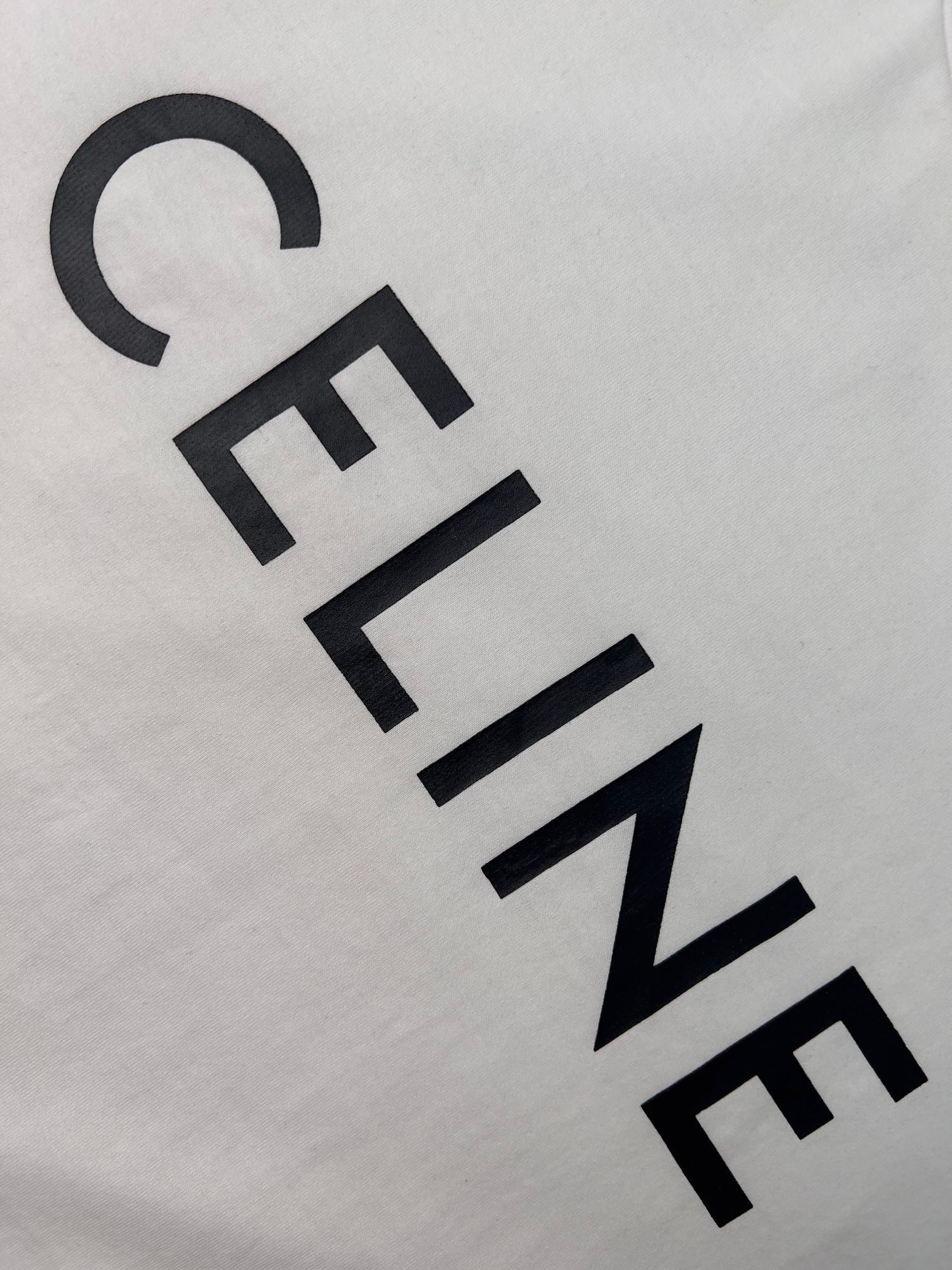 Celine weißes T-Shirt