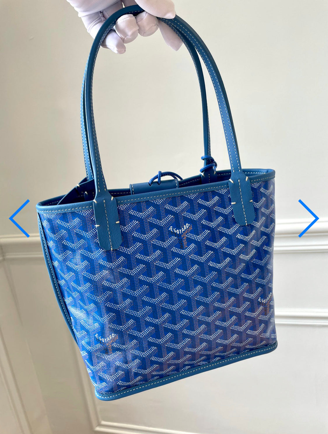 Sac Anjou Mini blue facture