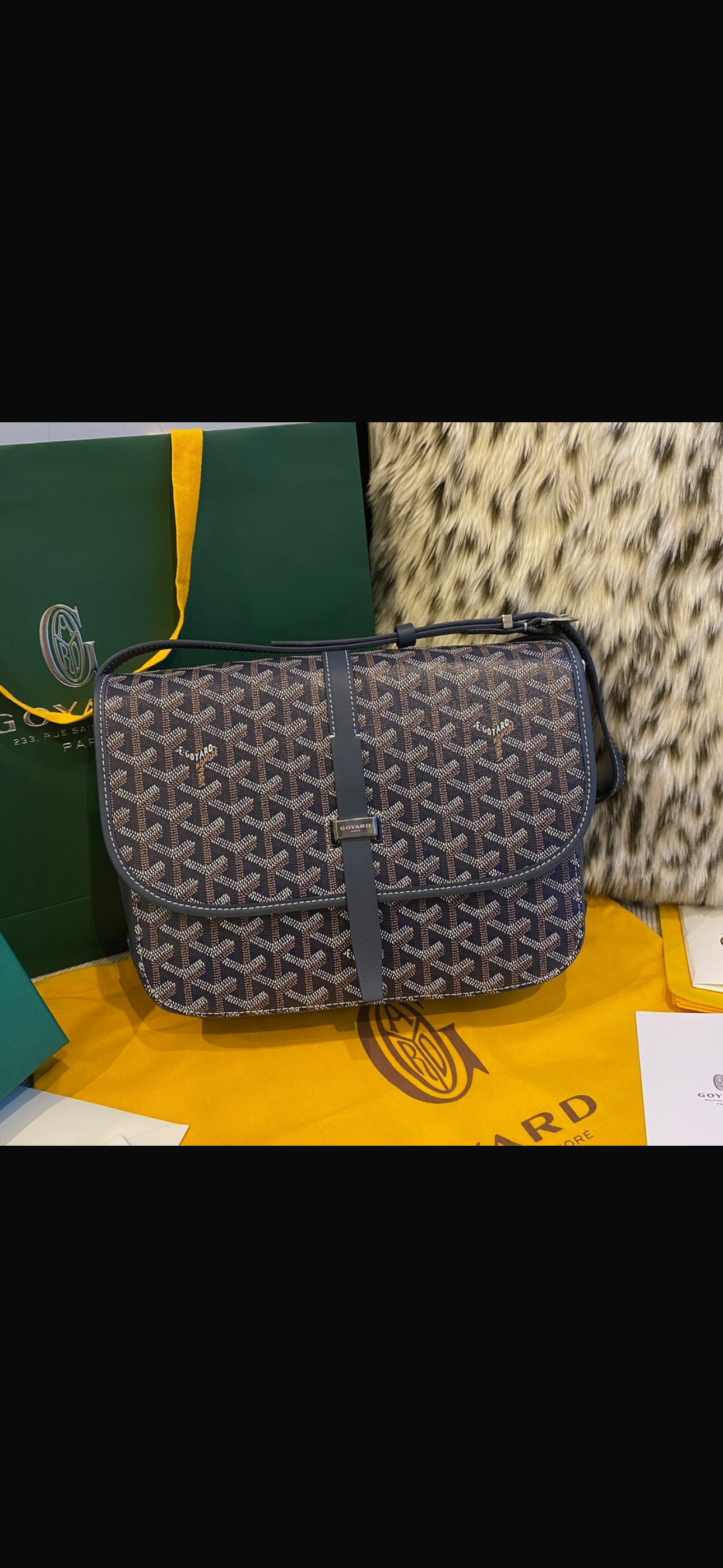 Sac Belvédère édition blue Night leather cuir 10/10 facture