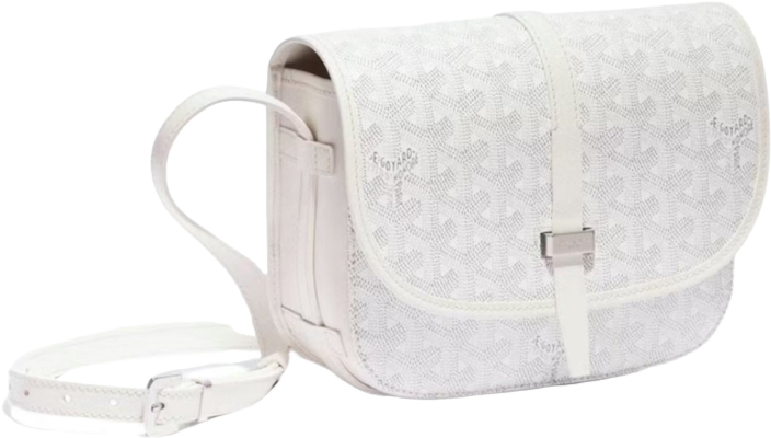 Sac Belvédère White leather facture