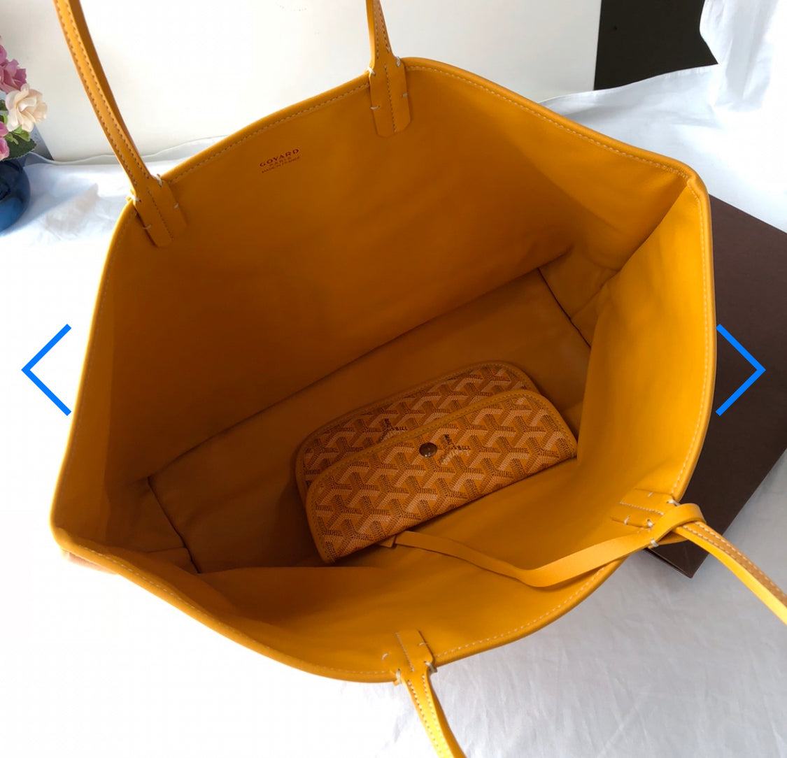 Saint louis yellow invoice bag