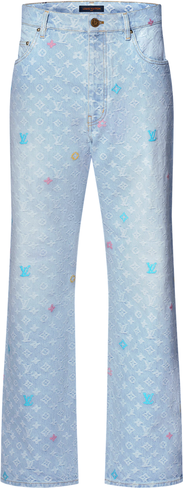 Pantalon Monogram en denim lv