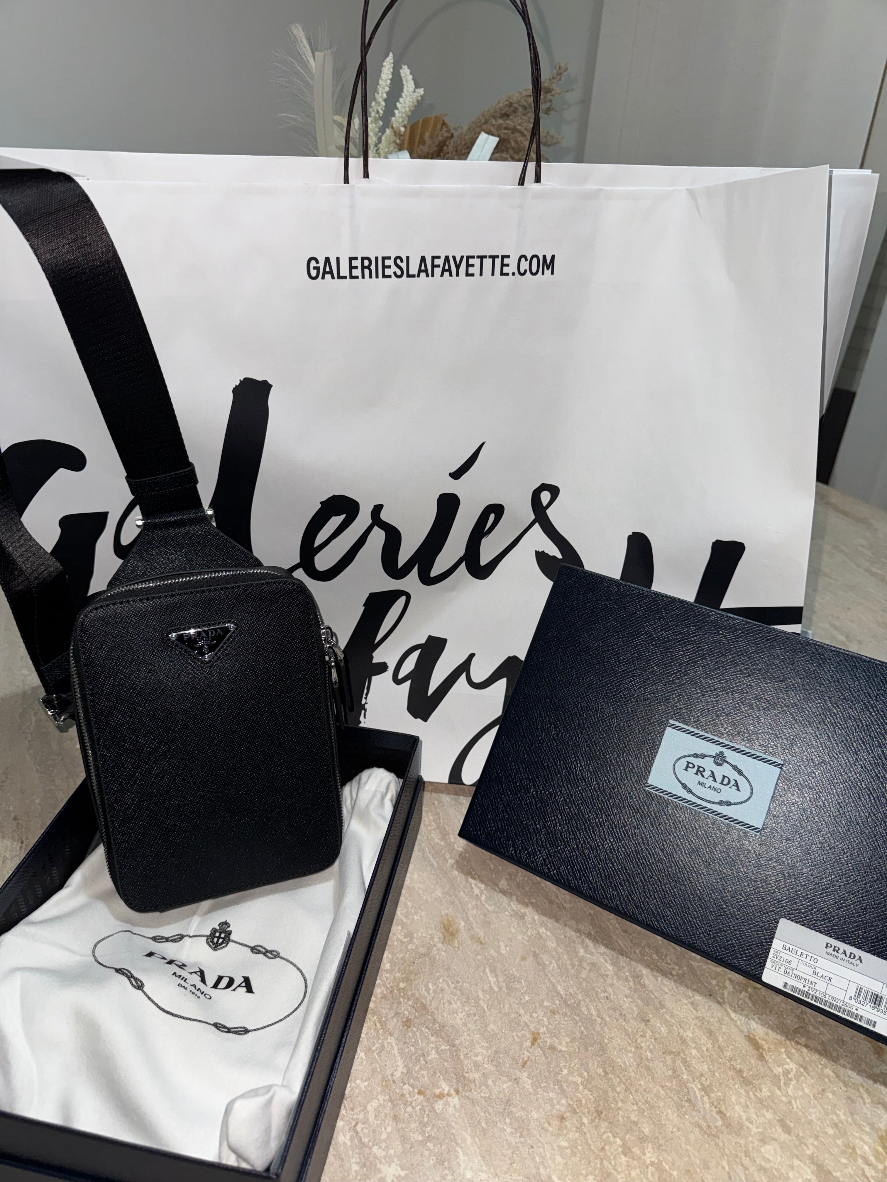 Sacoche Prd Brique Saffiano 10/10 📦🚚⚡️