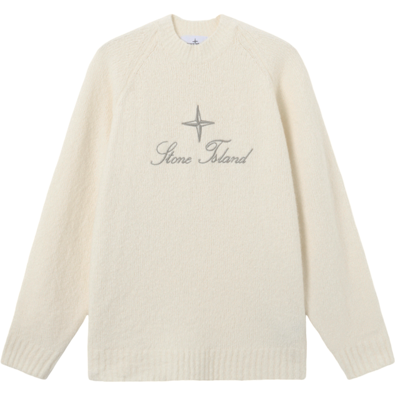 Pull ras-du-cou coupe oversize à manches raglan Stone