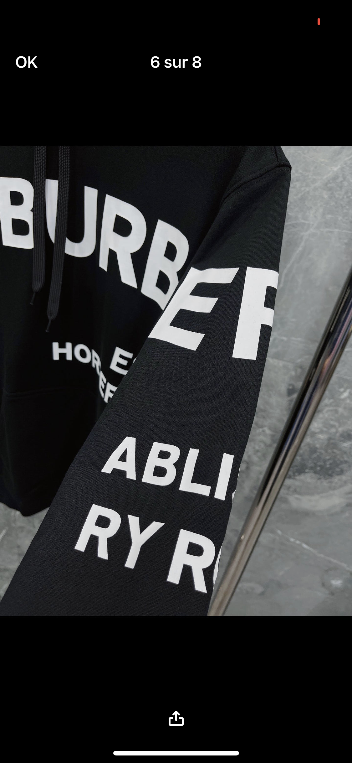 BRB black invoice sweatshirt