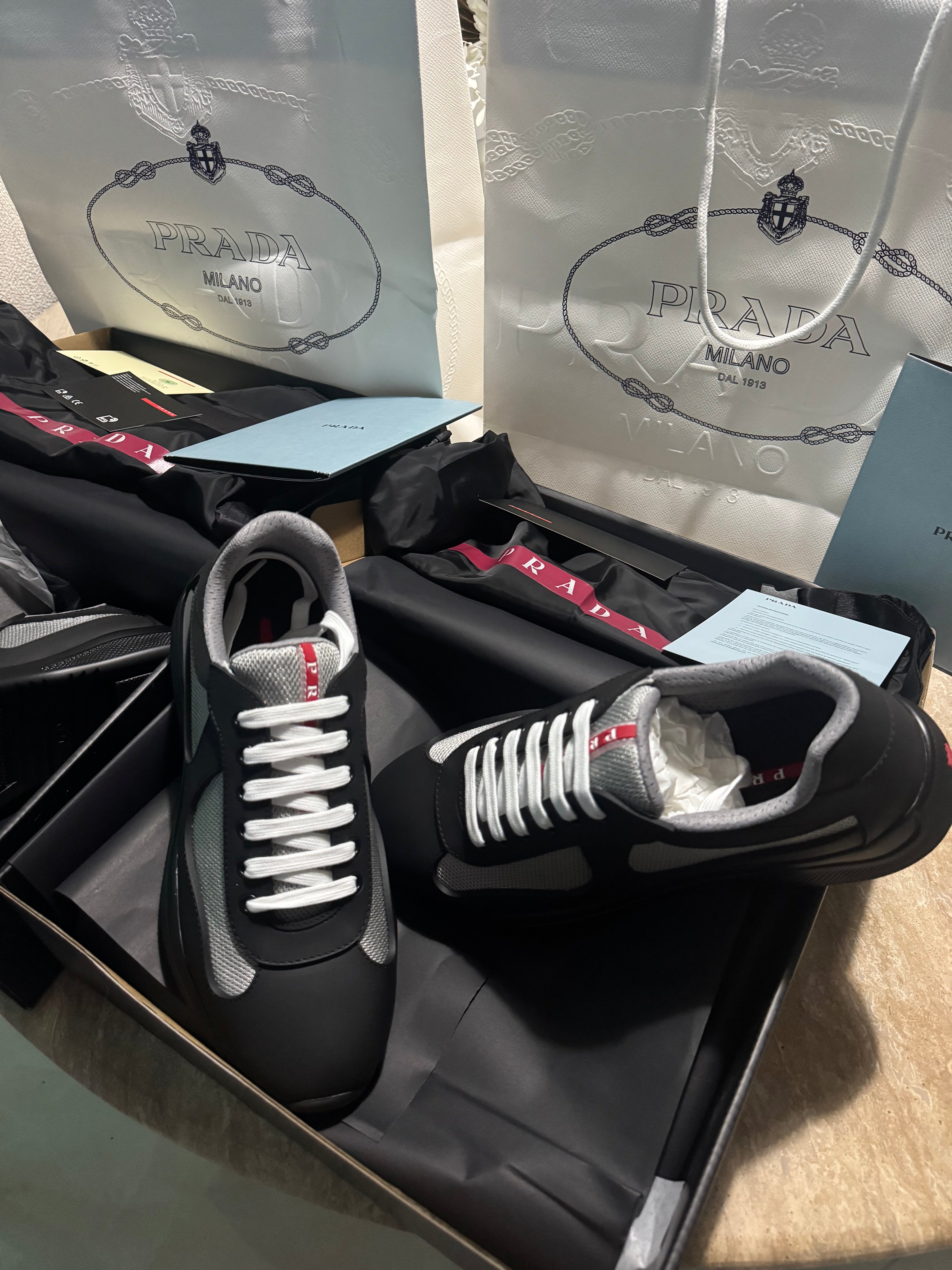 Sneakers Prd America ´ s Cup black Gomme & tissu bike 10/10