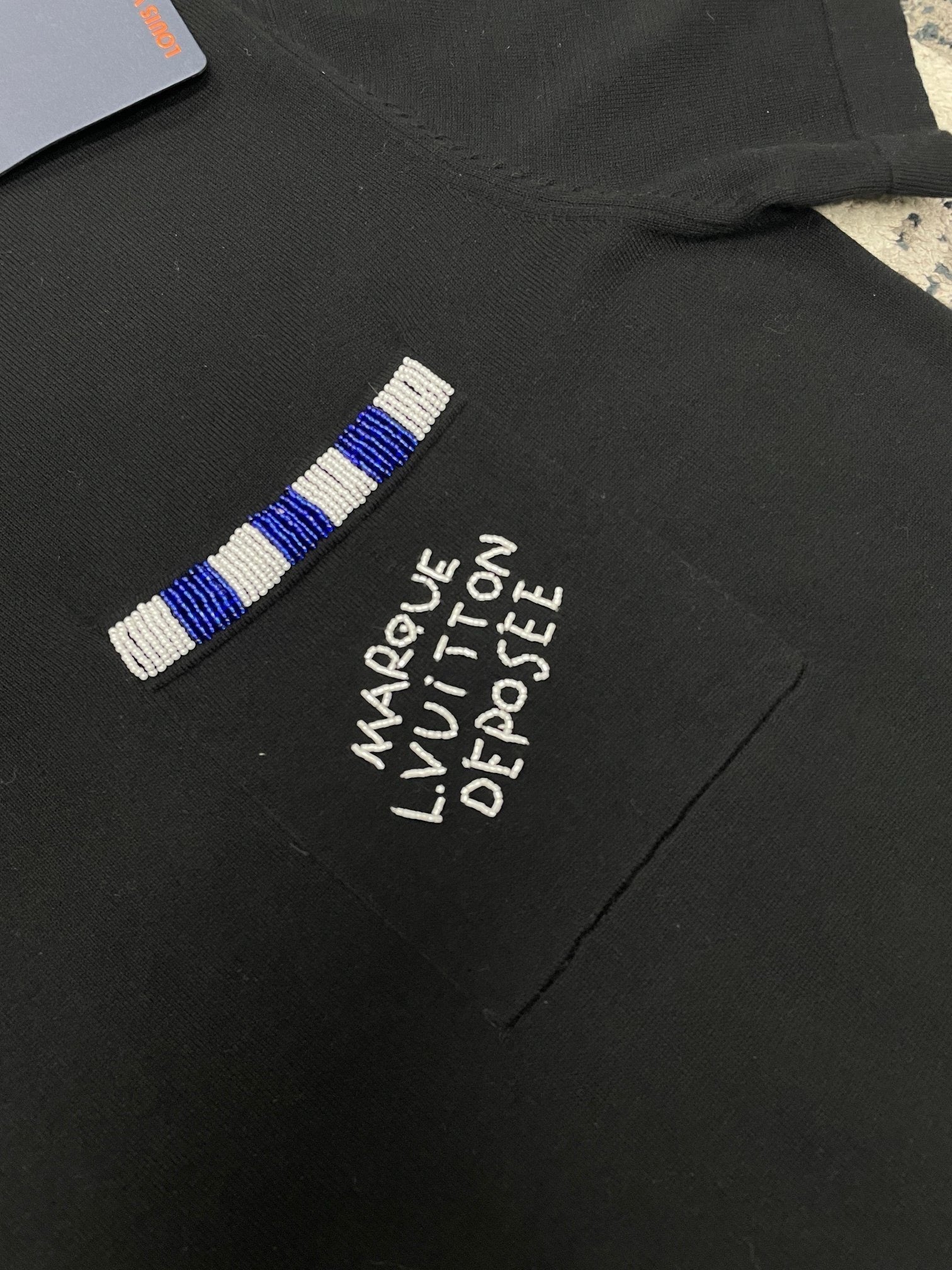 Lv 2024 schwarzes T-Shirt