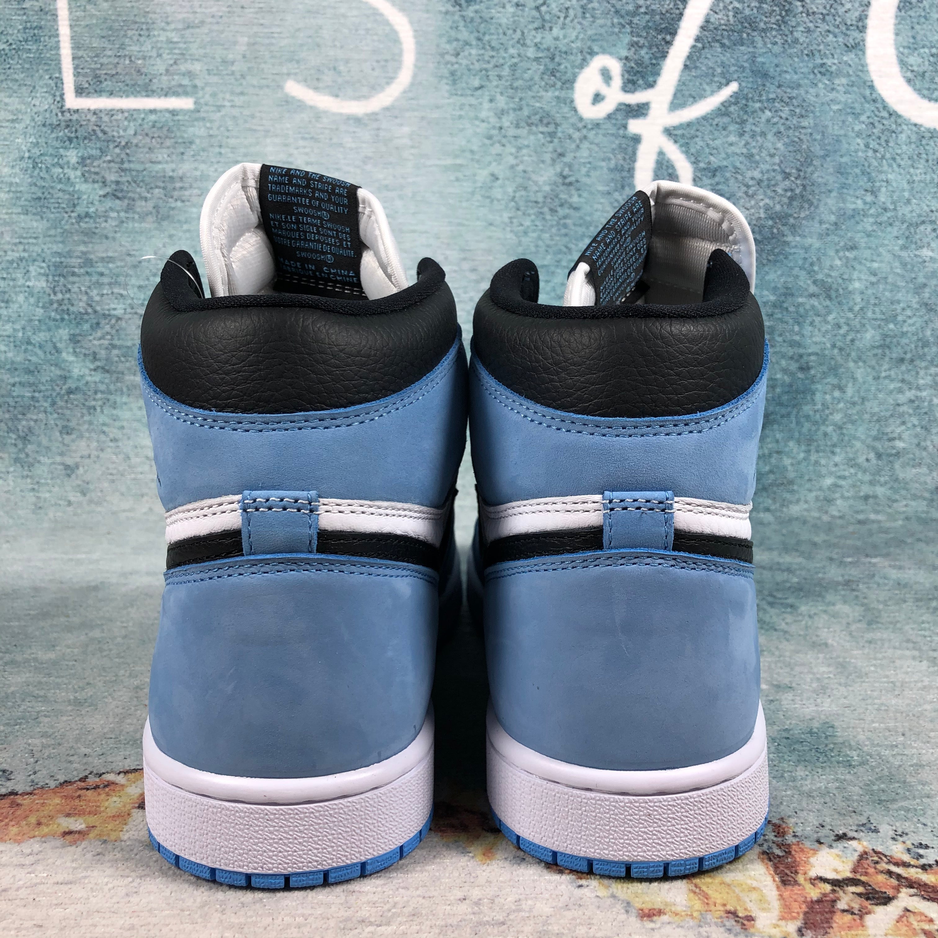 Jordan 1 University blue flight club Authentification 1:1 ✔️ Facture