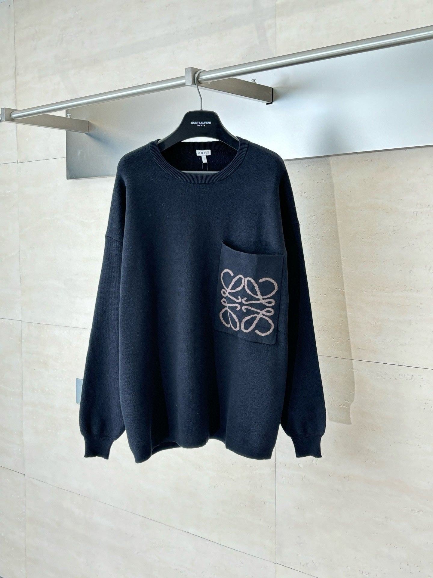 Pull coton poche Anagram Loew 10/10