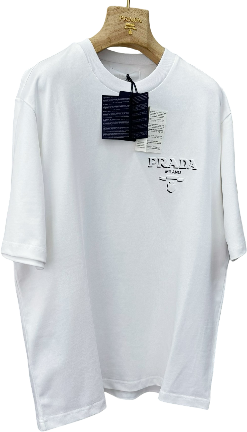 T shirt Prd White OVERSIZED