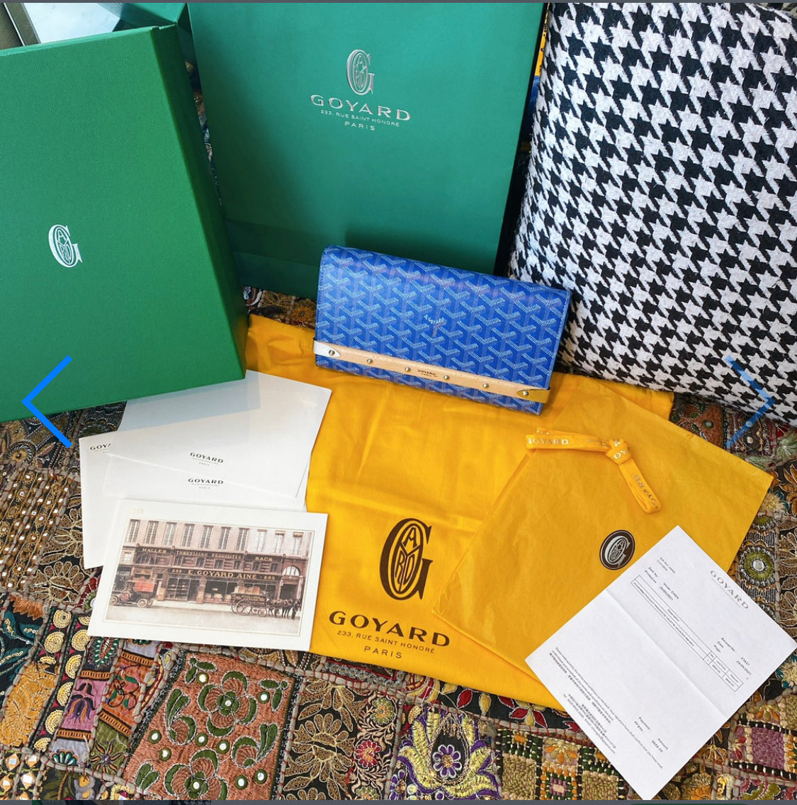 Monte Carlo mini blue invoice case