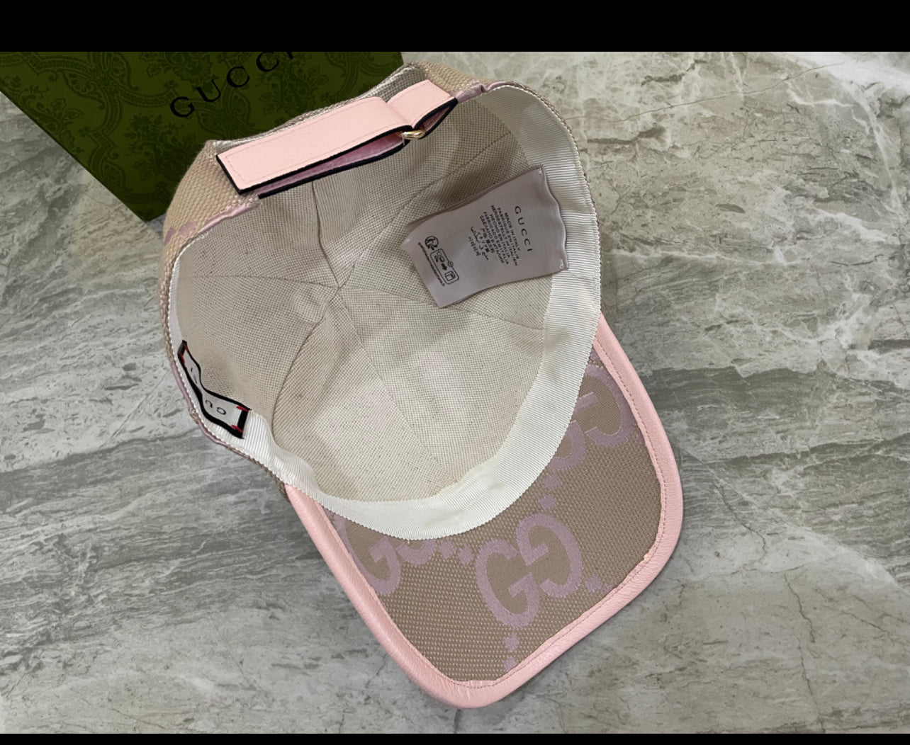 Jumbo pink cap