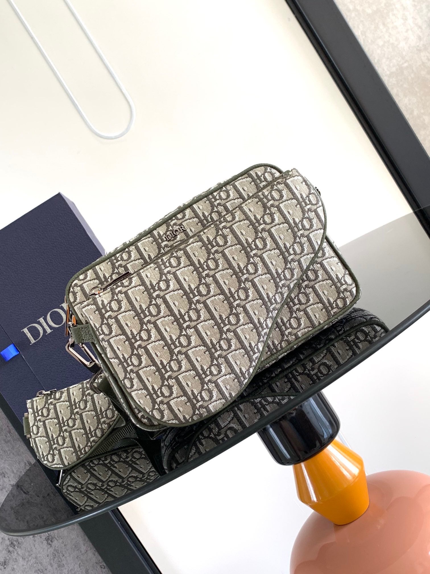 Sac Bandoulière Triple pouch saddle