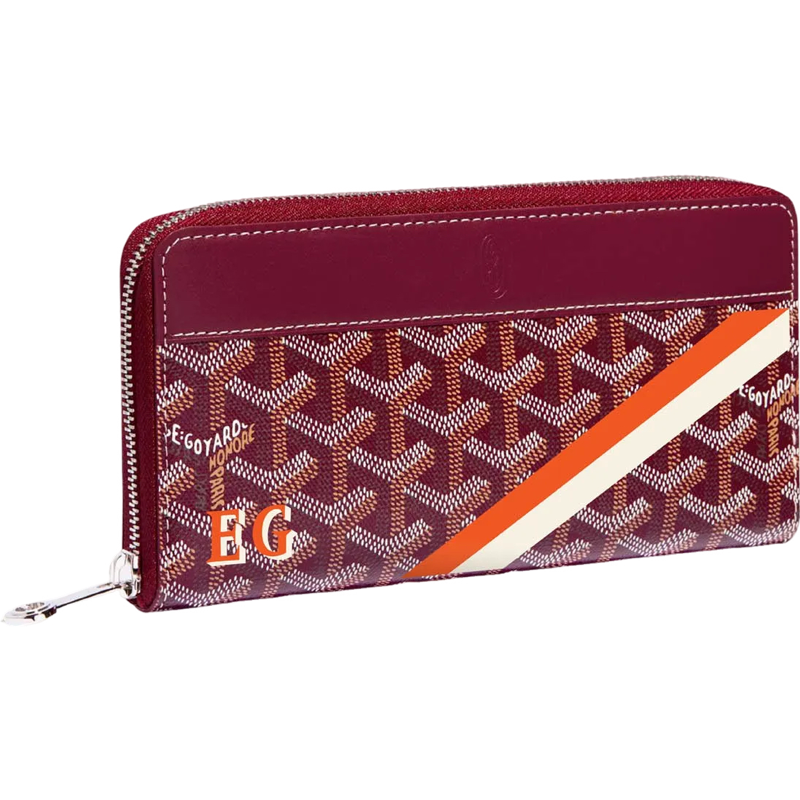 Porte Feuille Matignon Gyrd avec Initiales + bandes