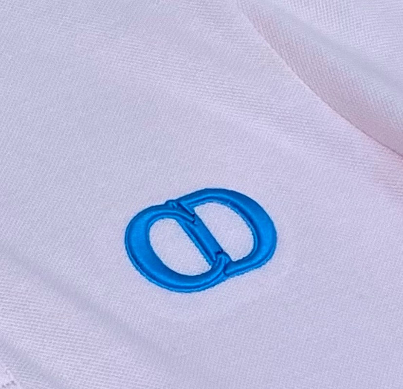 Polo CD icon coton rose