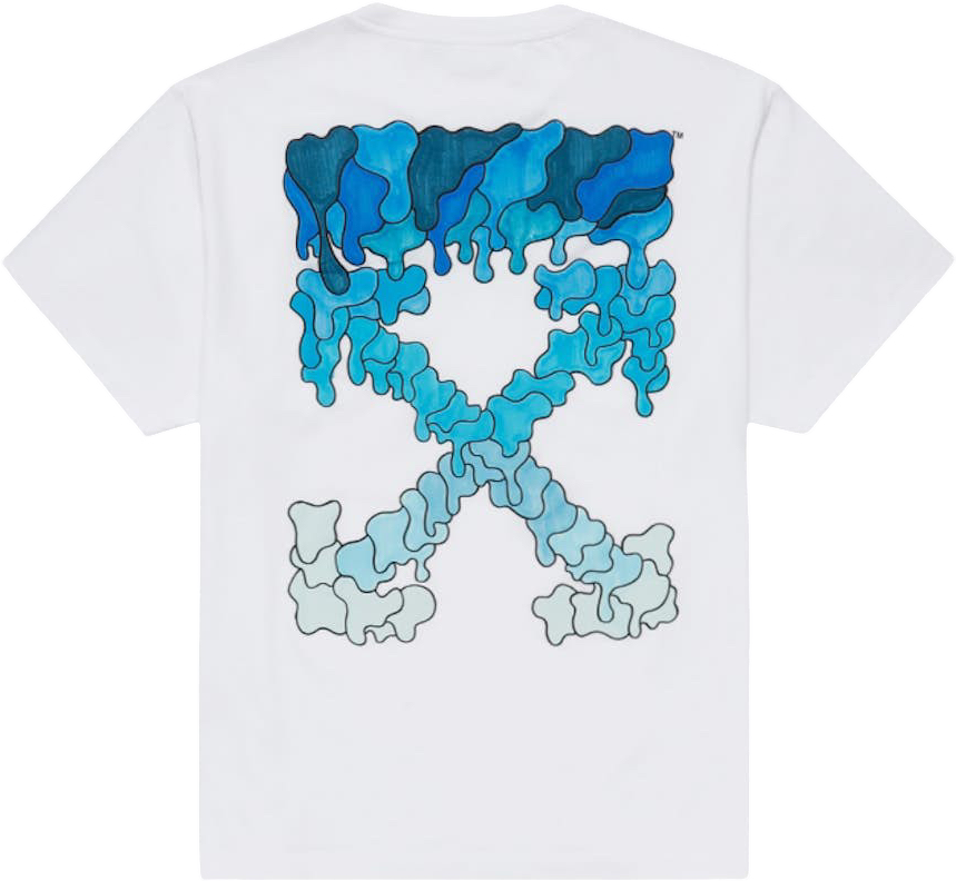 OFF-WHITE baby Blue Marker oversized t-shirt