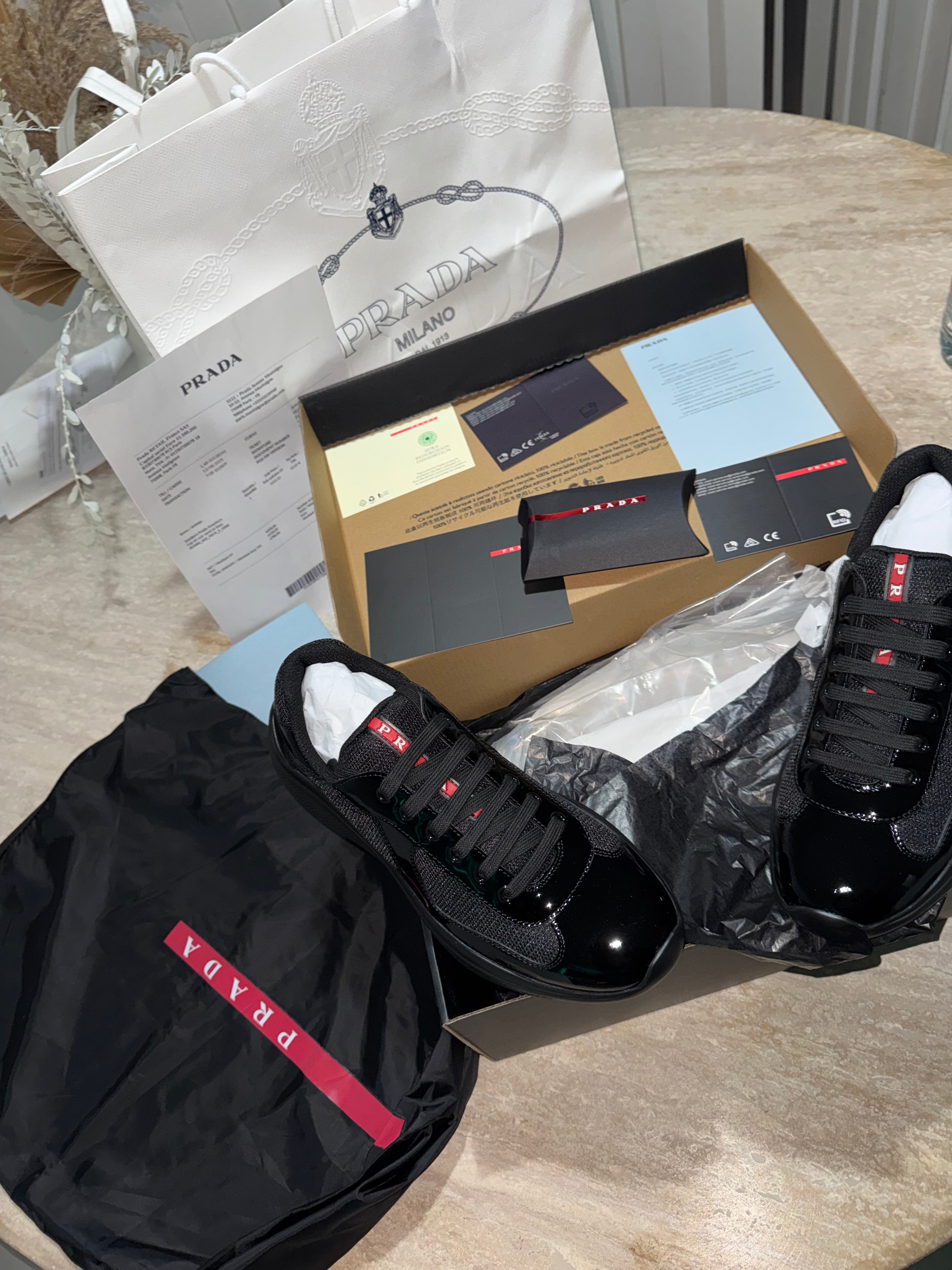 Sneakers Prd America ´ s Cup tissu bike lisse black 10/10 V3S