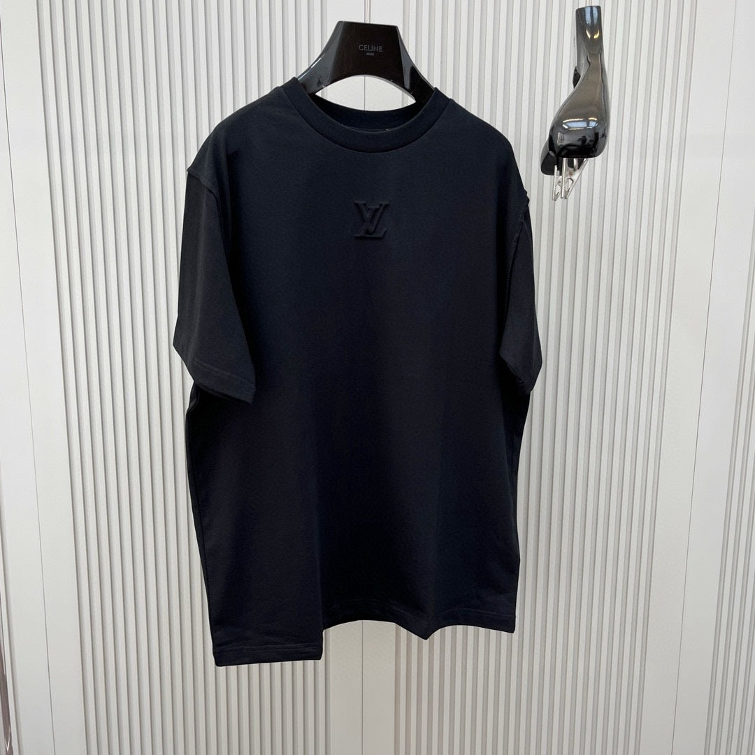 T shirt broderie Lv noir 10/10