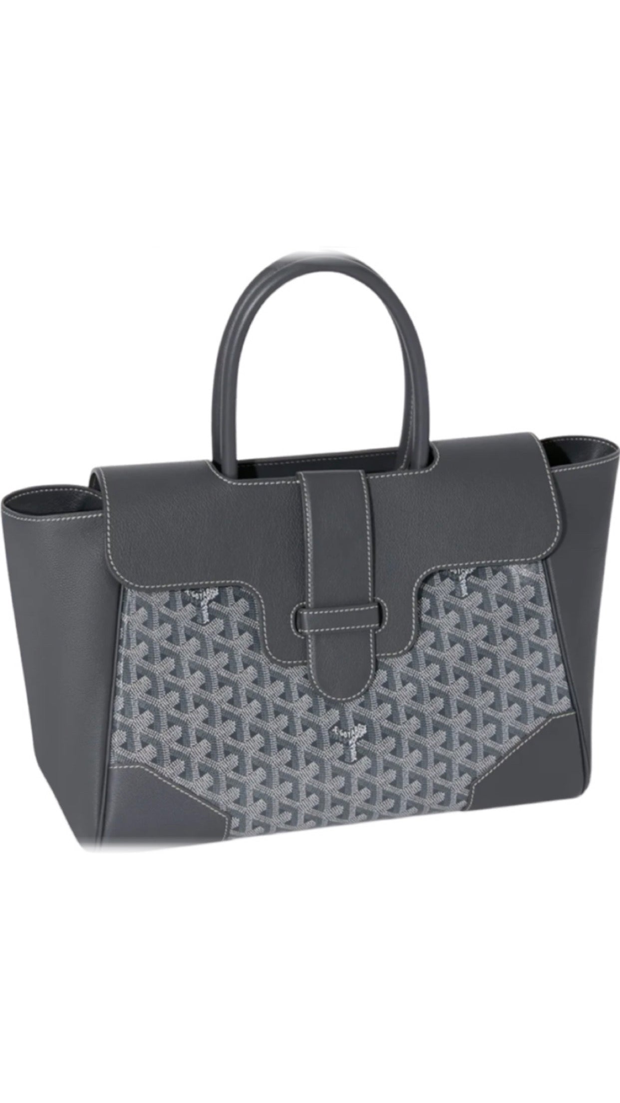 Saigon grey invoice tote bag