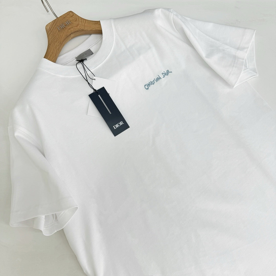 T shirt cd tag blue sky 2k25