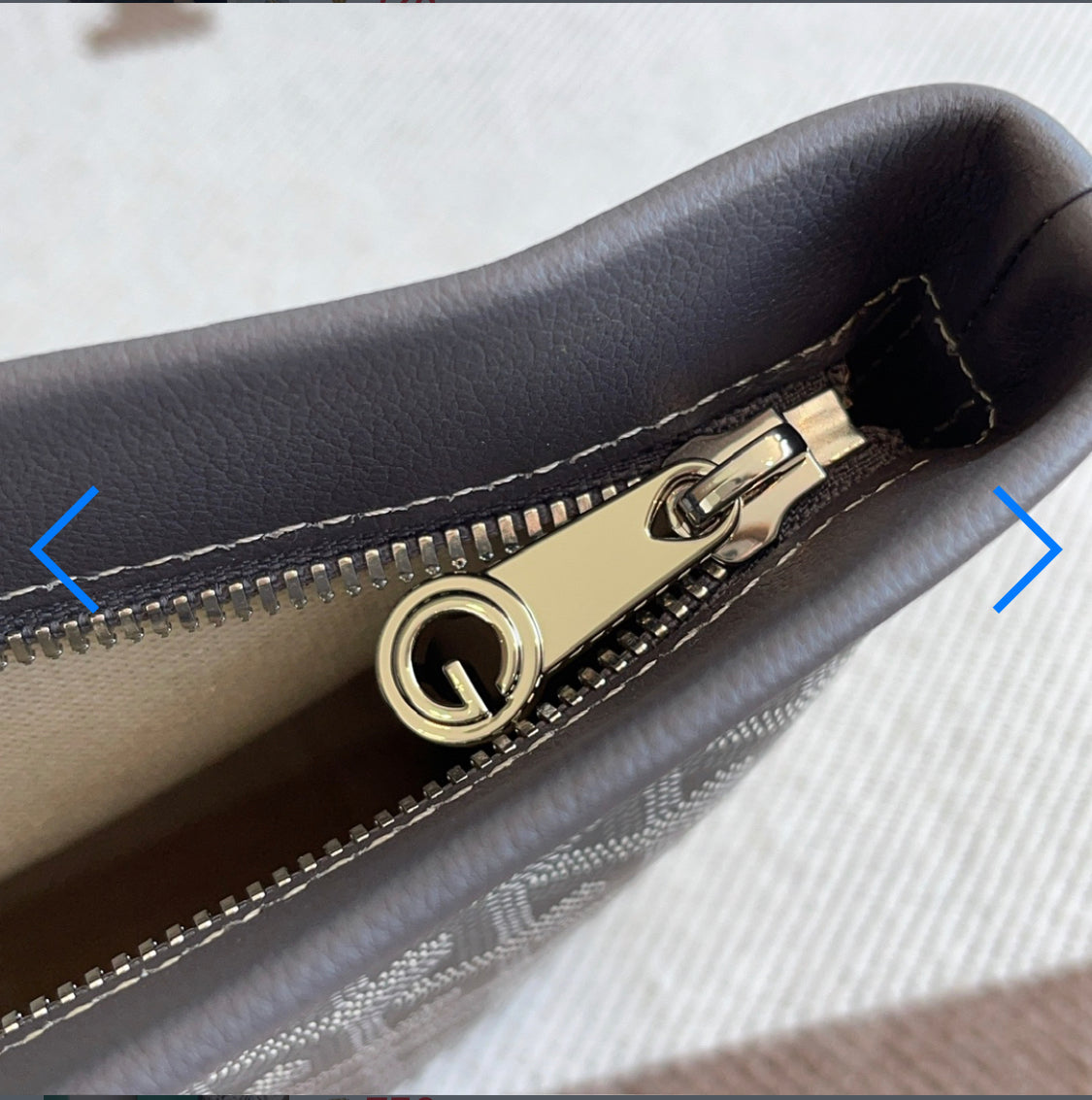 Pochette conti grey facture
