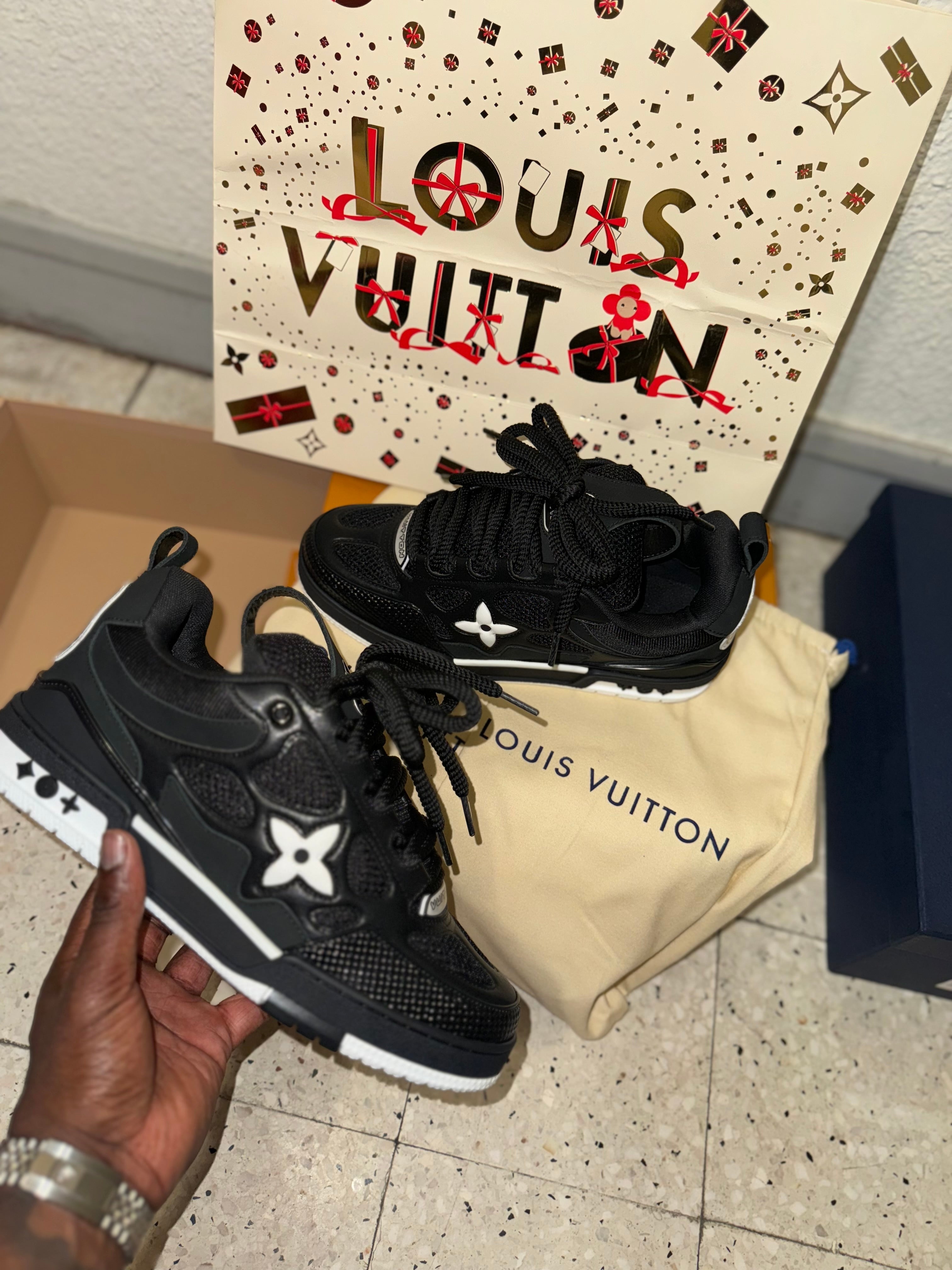 Sneakers Lv Skate black 10/10 facture