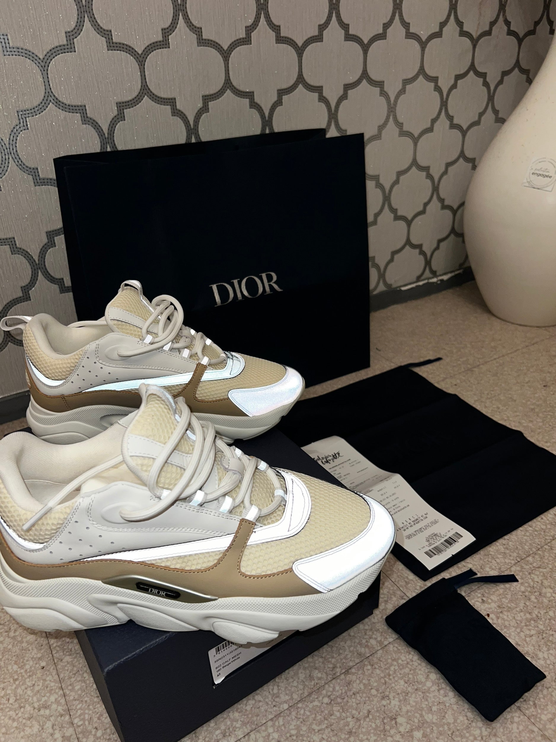 Sneakers b22 beige facture