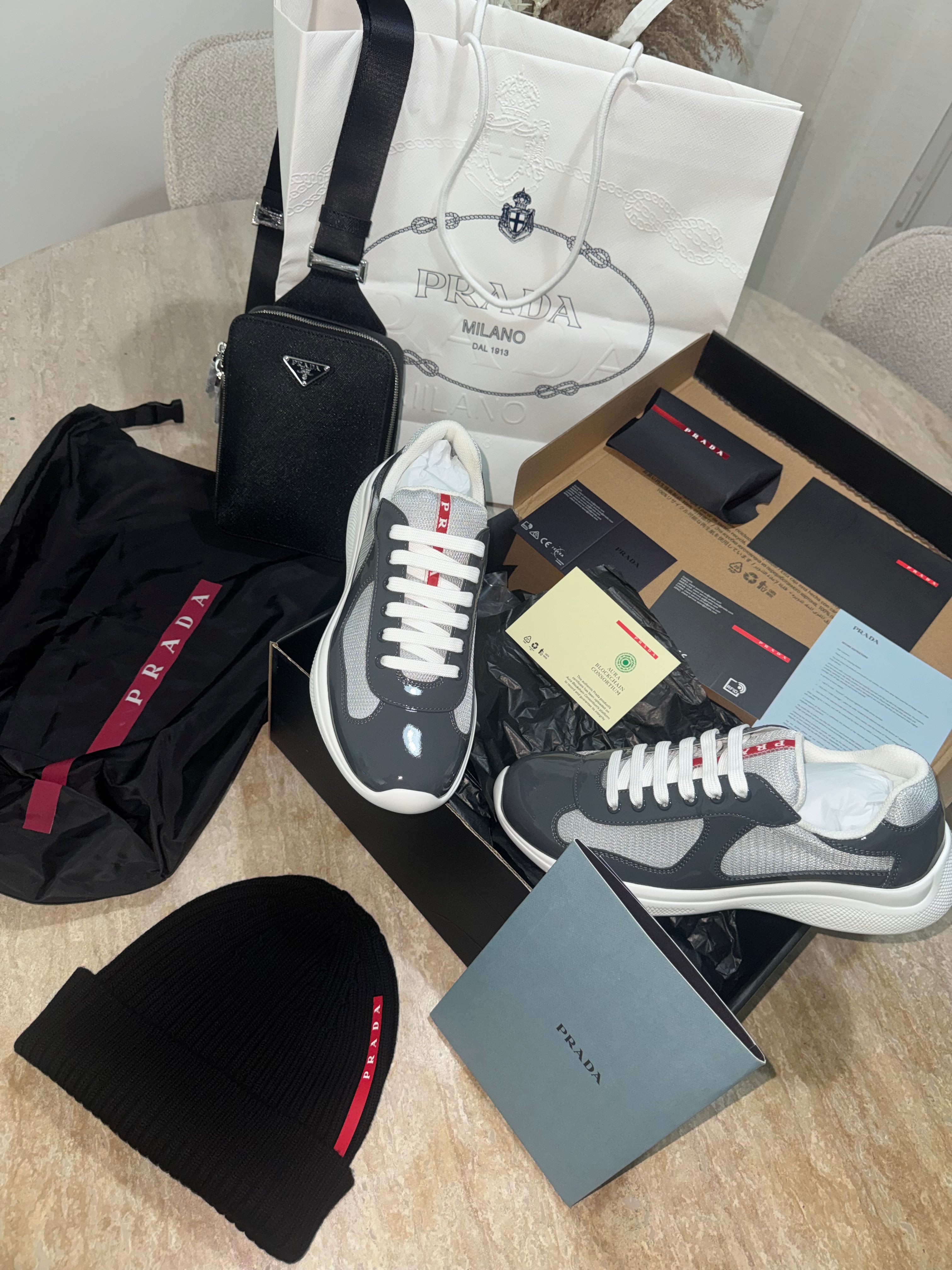 Sneakers Prd America ´ s Cup Gris nardo 10/10 V3S 📦🚚⚡️