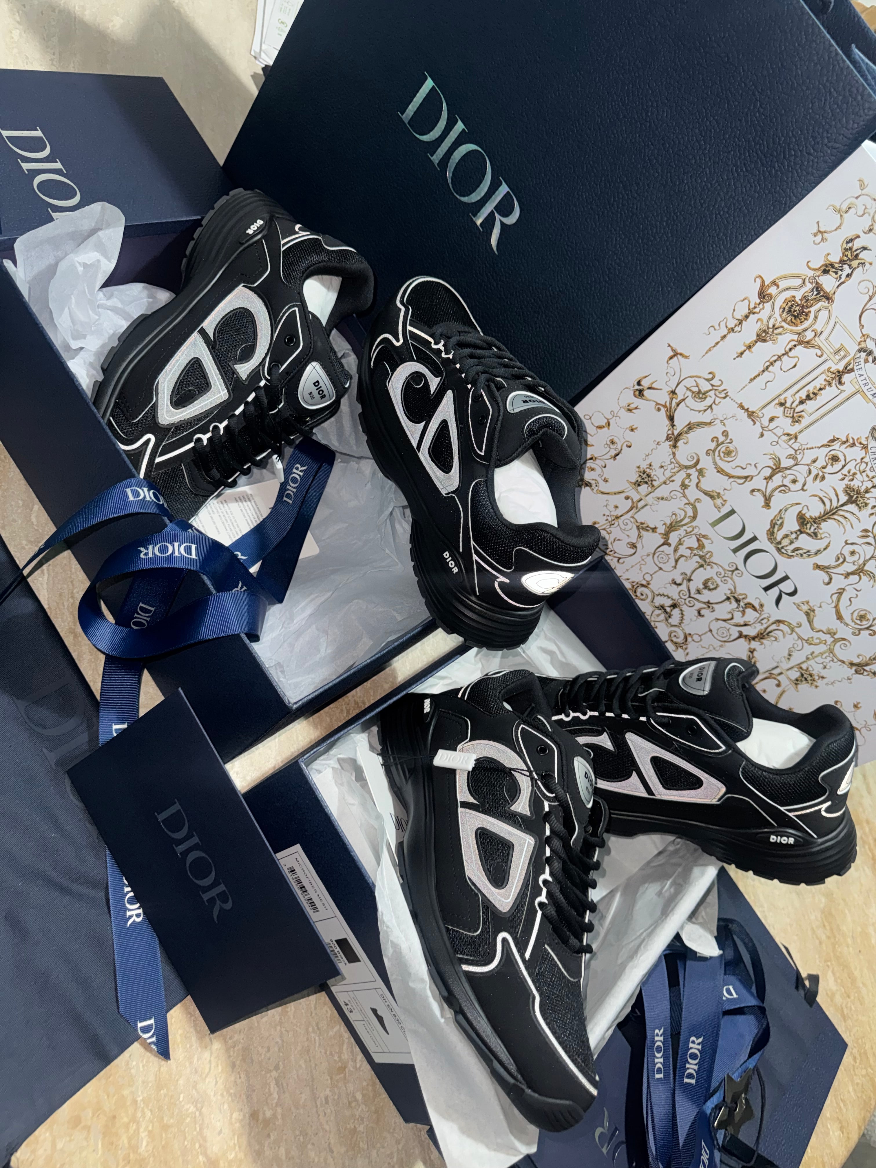 SNEAKERS B30 V3S 2025 💡 VERSION BIEN LISSE BLACK RÉFLECTIVE RÉACTION OPTIMISÉ FACTURE PACKAGING COMPLET MODÈLE POUSSÉ