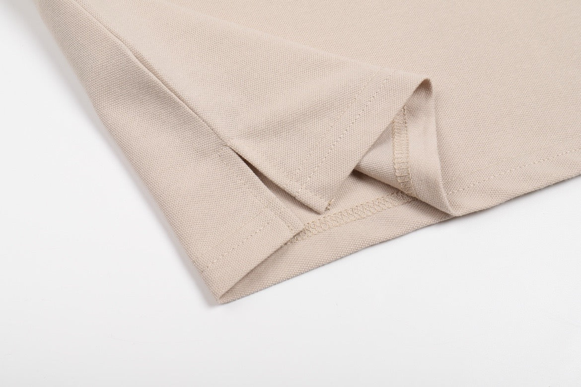 Polo blanc à petit logo ami de cœur blanc