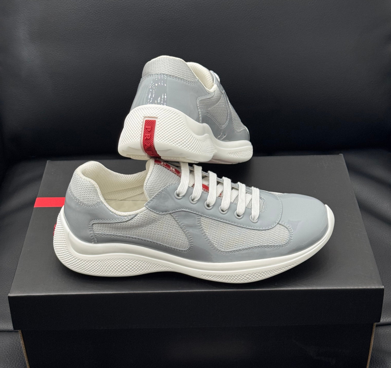 Sneakers Prd America ´ s Cup tissu bike lisse grey 10/10 V3S
