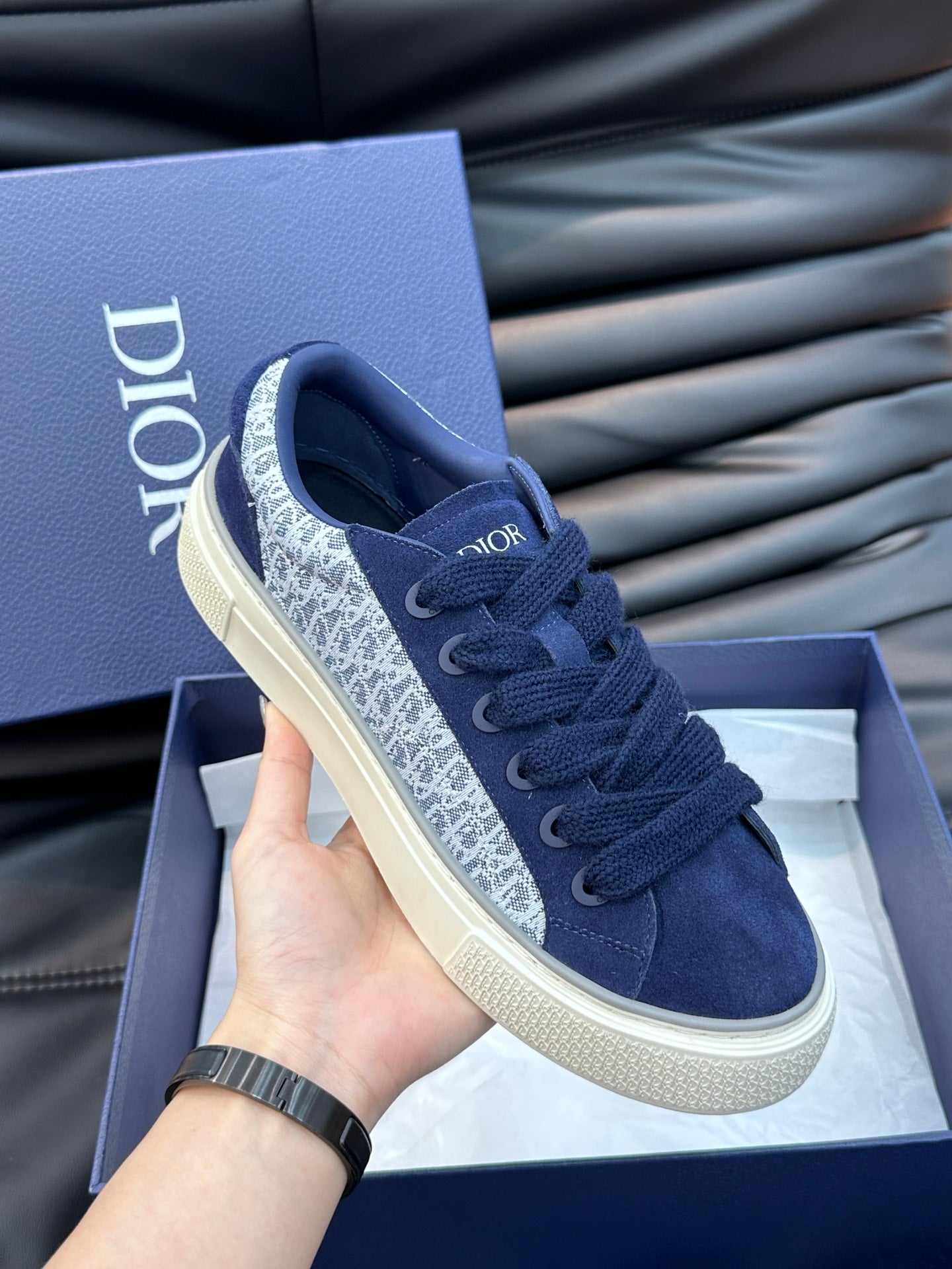 Sneakers B33 bleu facture