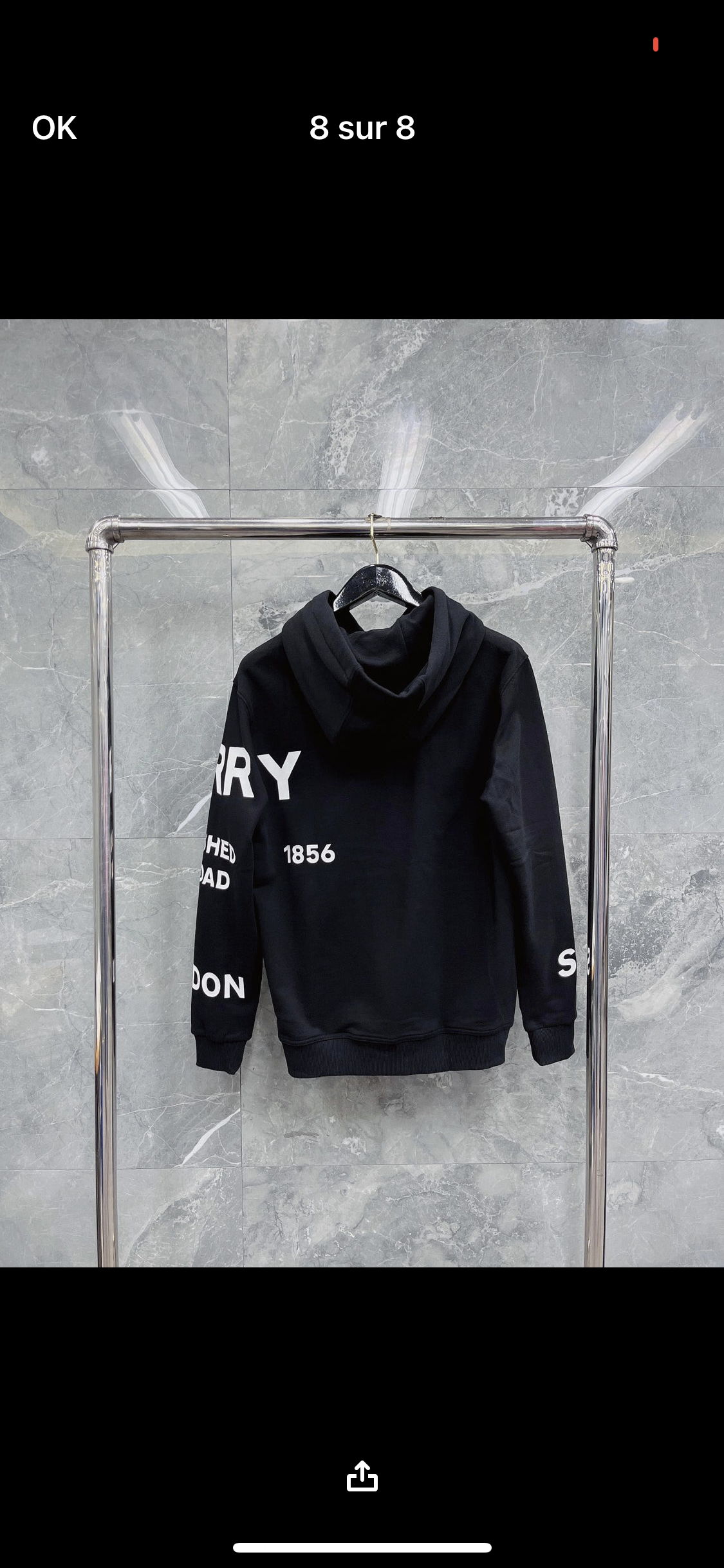 BRB black invoice sweatshirt