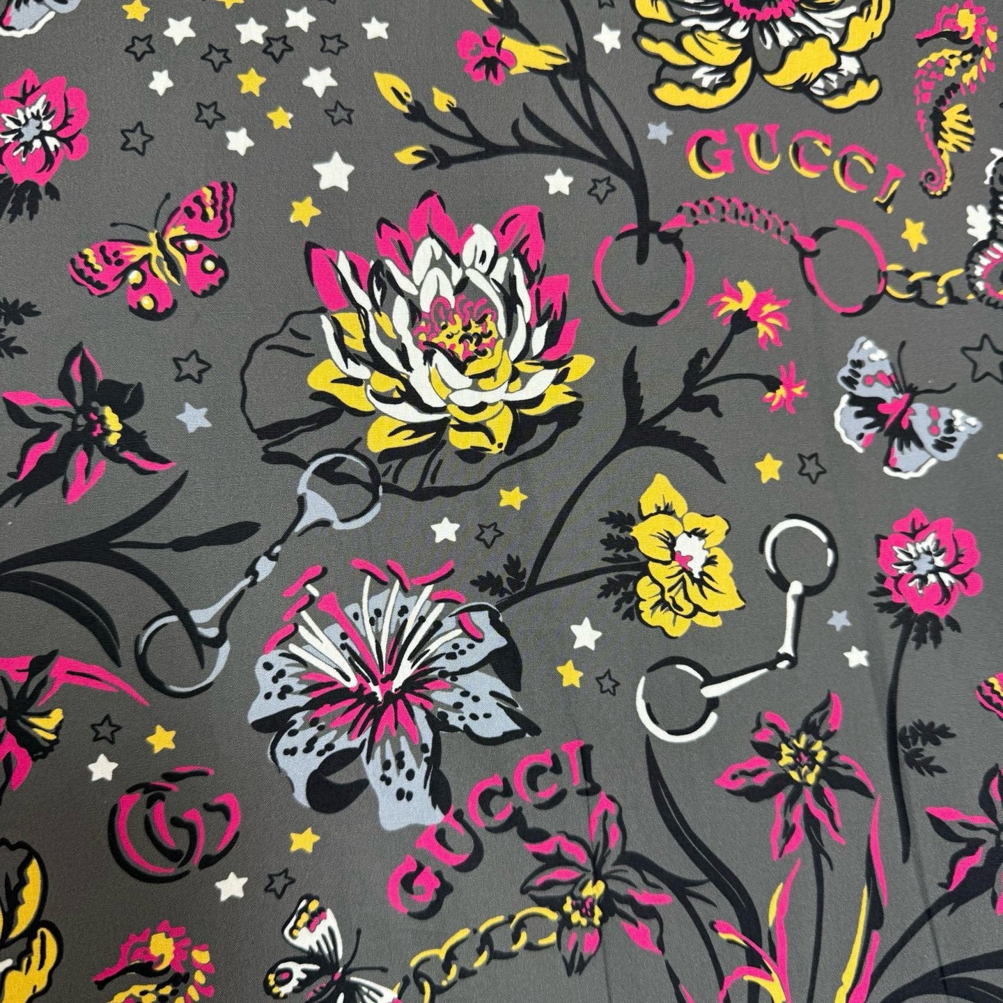 GG floral punk print floral shirt