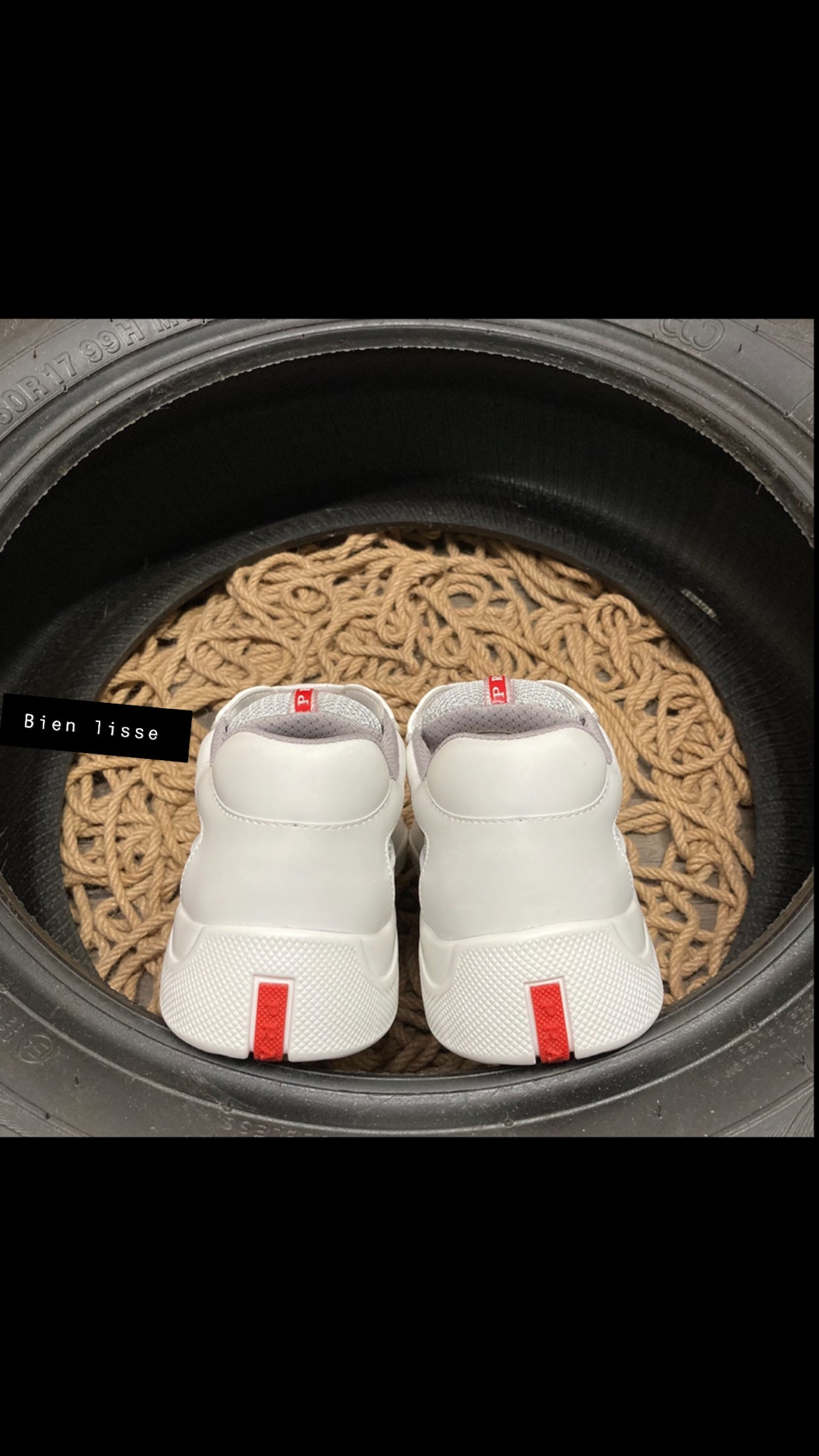 Sneakers Prd America ´ s Cup Gomme & tissu bike white