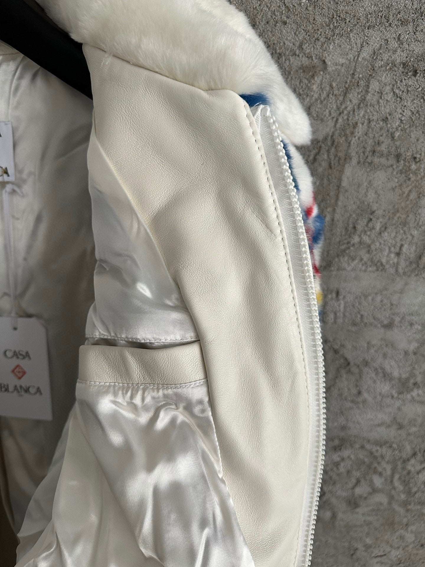 Casa veste en fourrure Jacquard