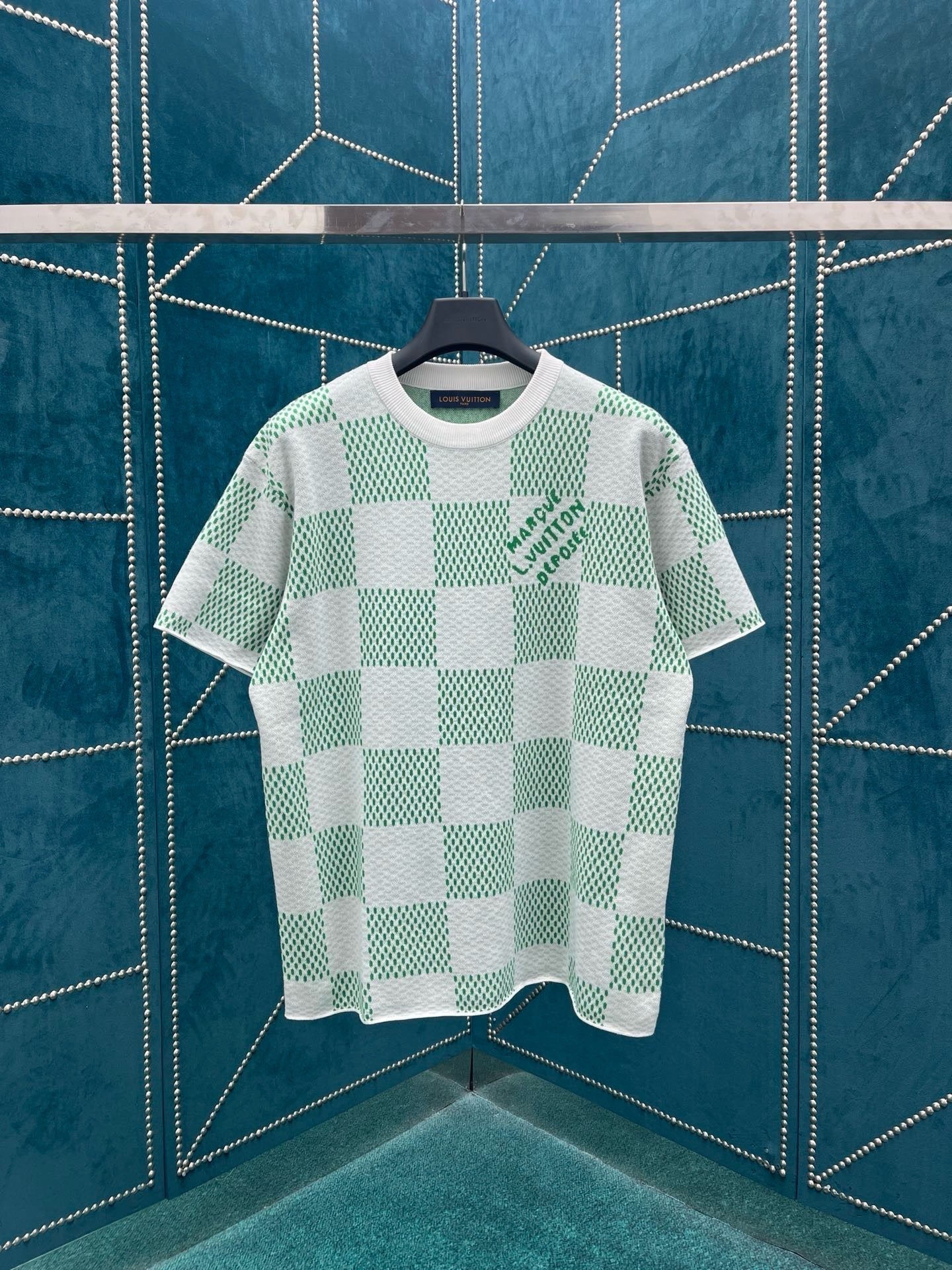 Lv Damier Mesh T-Shirt