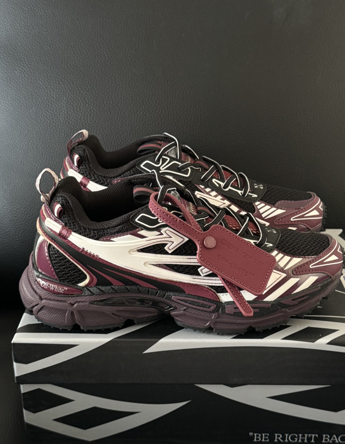 Off Wht Be Right Bordeaux