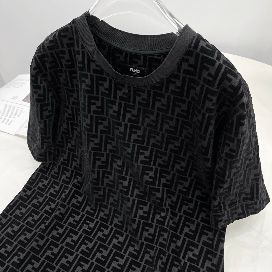 T shirt fnd noir daim