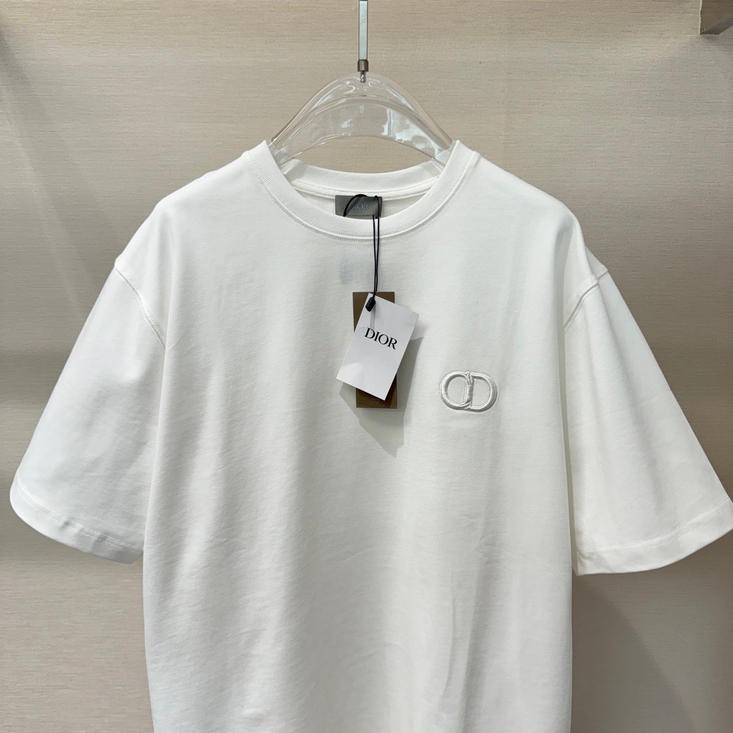 T-shirt CD Icon, coupe relax blanc