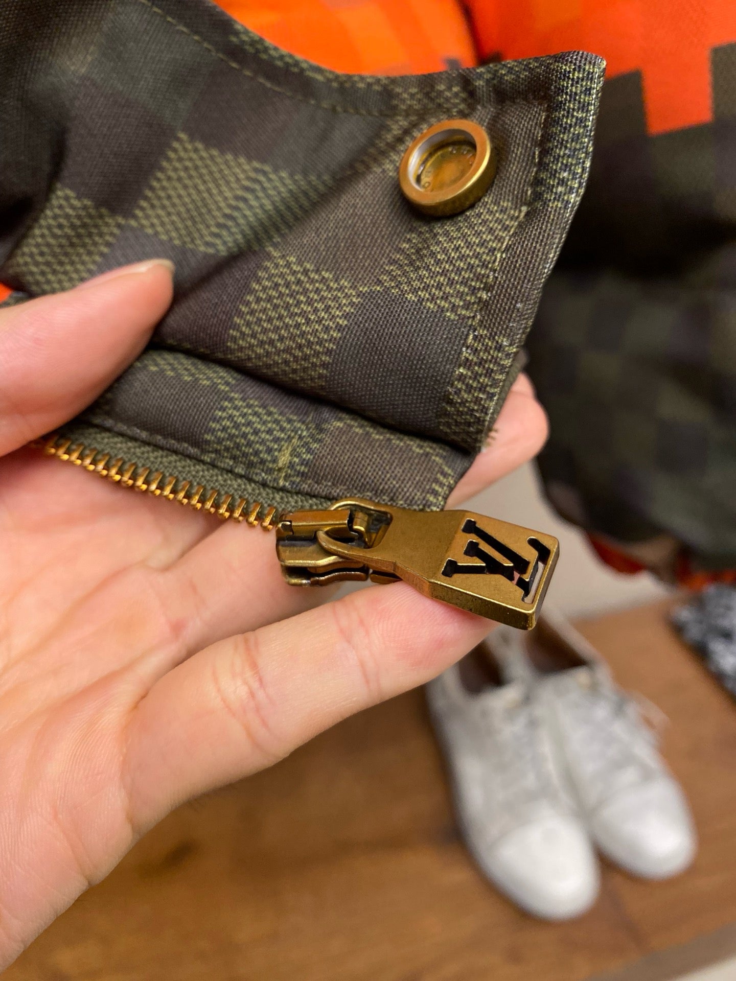 Doudoune imprimée lv