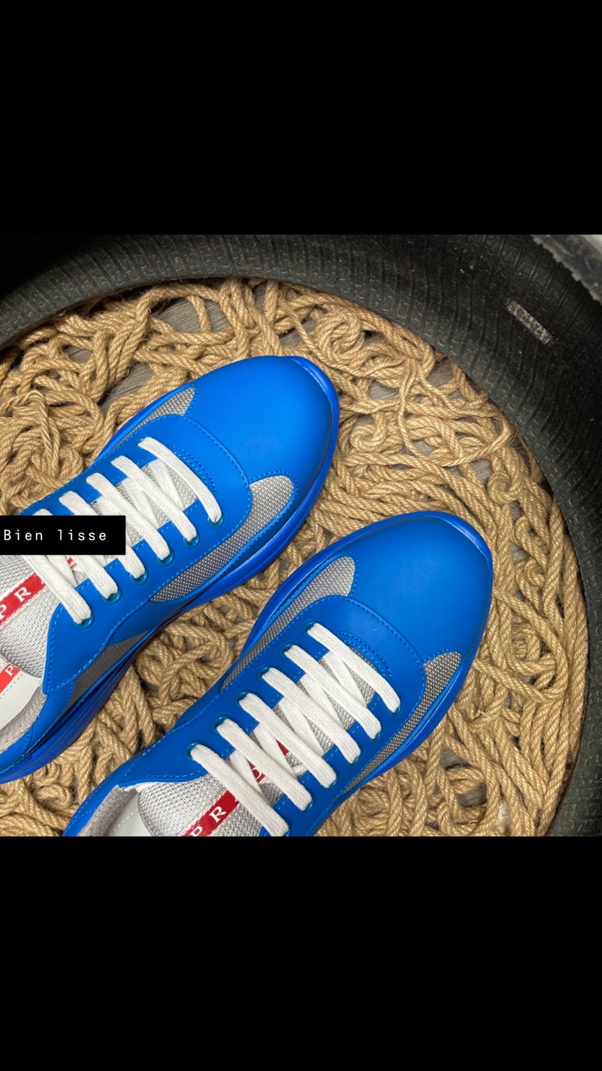 Sneakers Prd America ´ s Cup blue Gomme & tissu bike