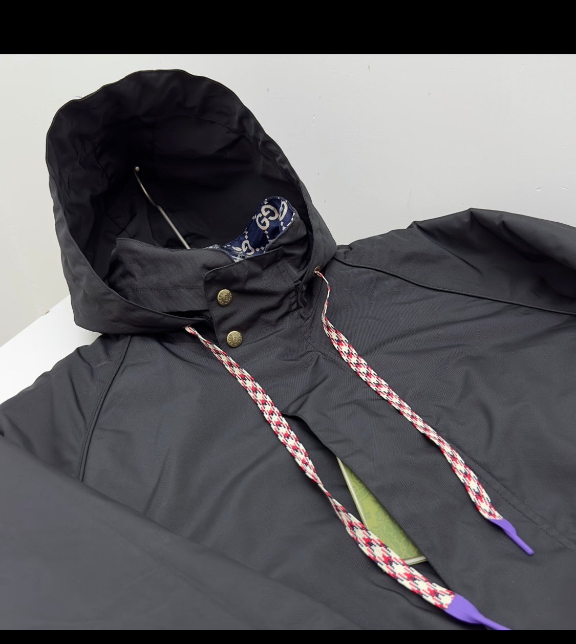 Veste gg blue night / black reversible facture