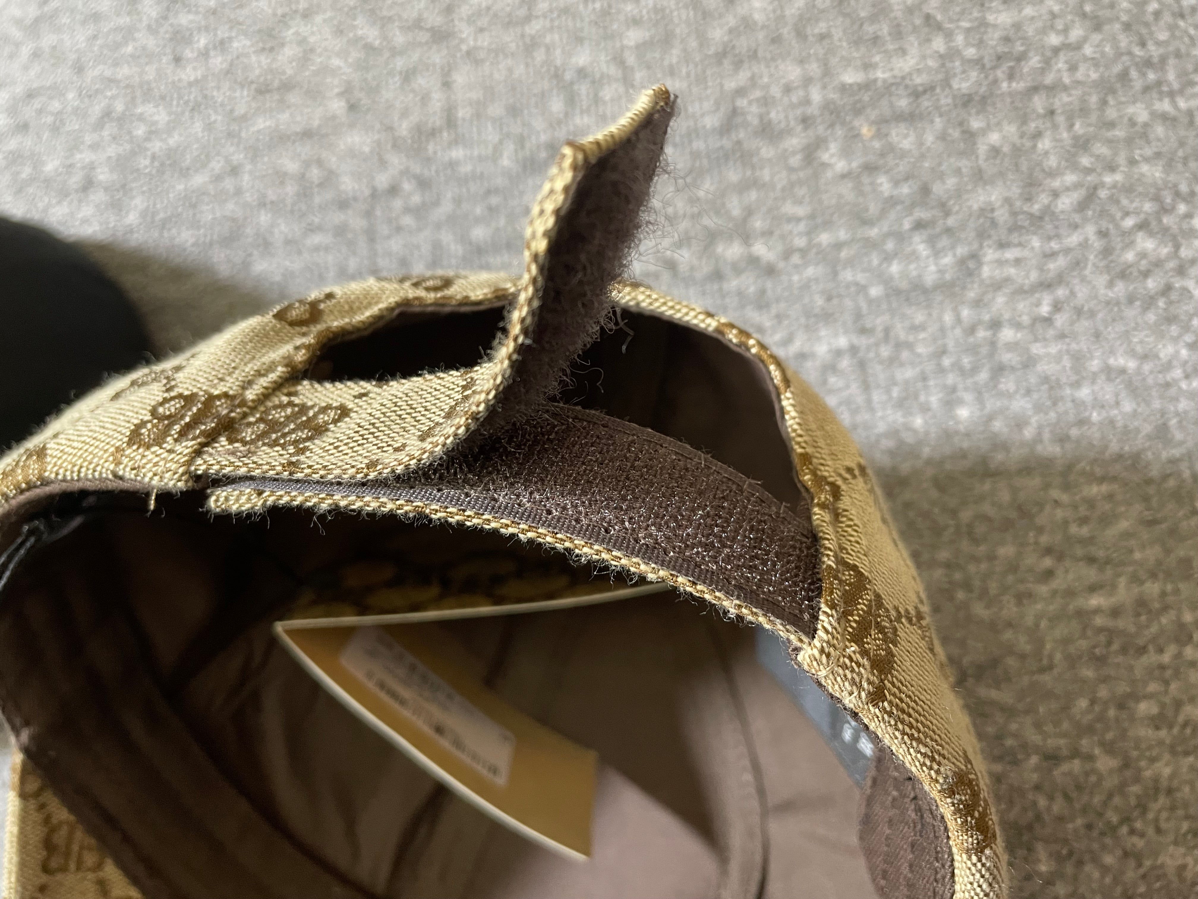 Blncg x Gg brown cap with ticket