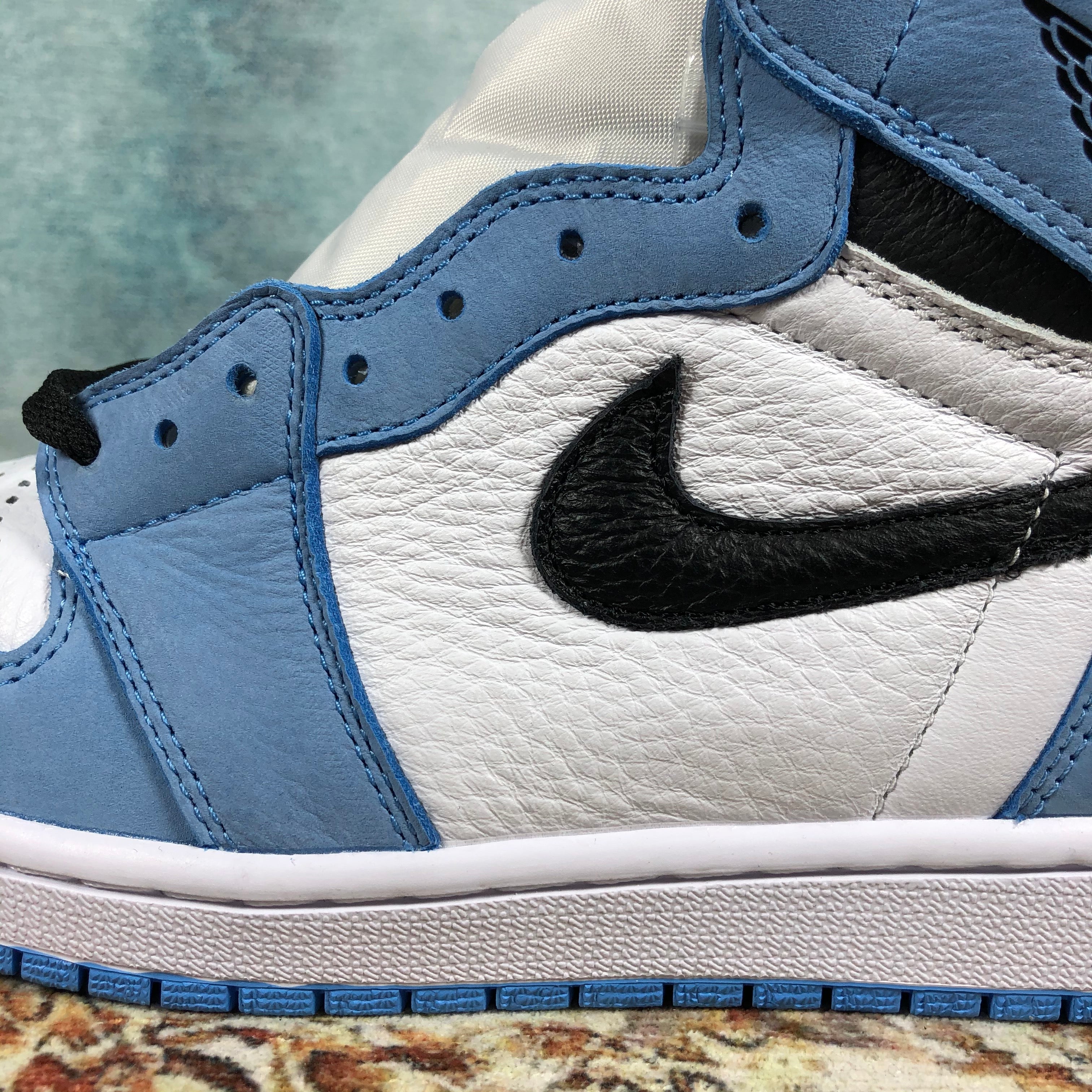Jordan 1 University blue flight club Authentification 1:1 ✔️ Facture