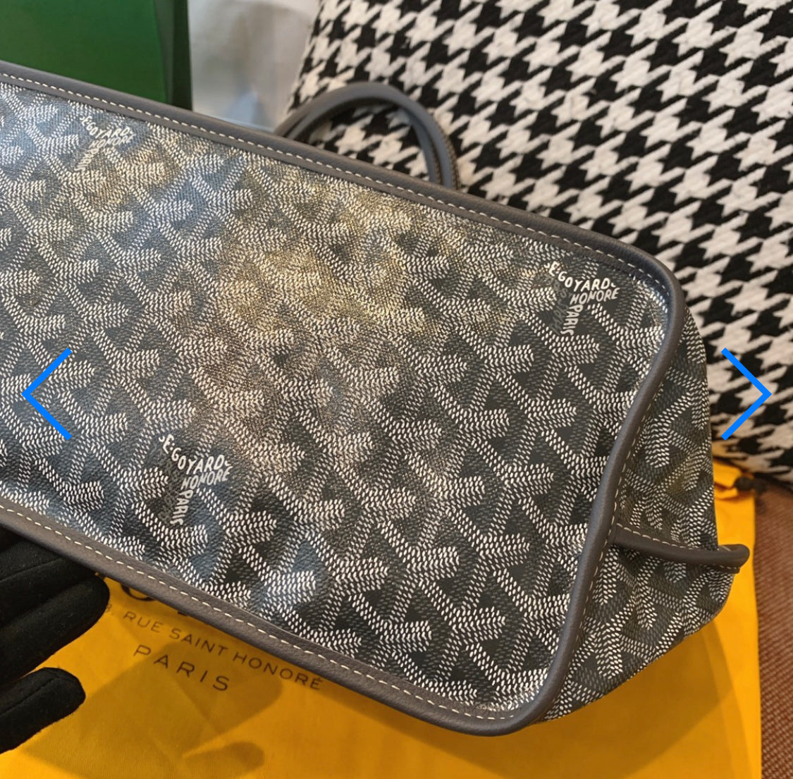 Sac Anjou GM grey facture