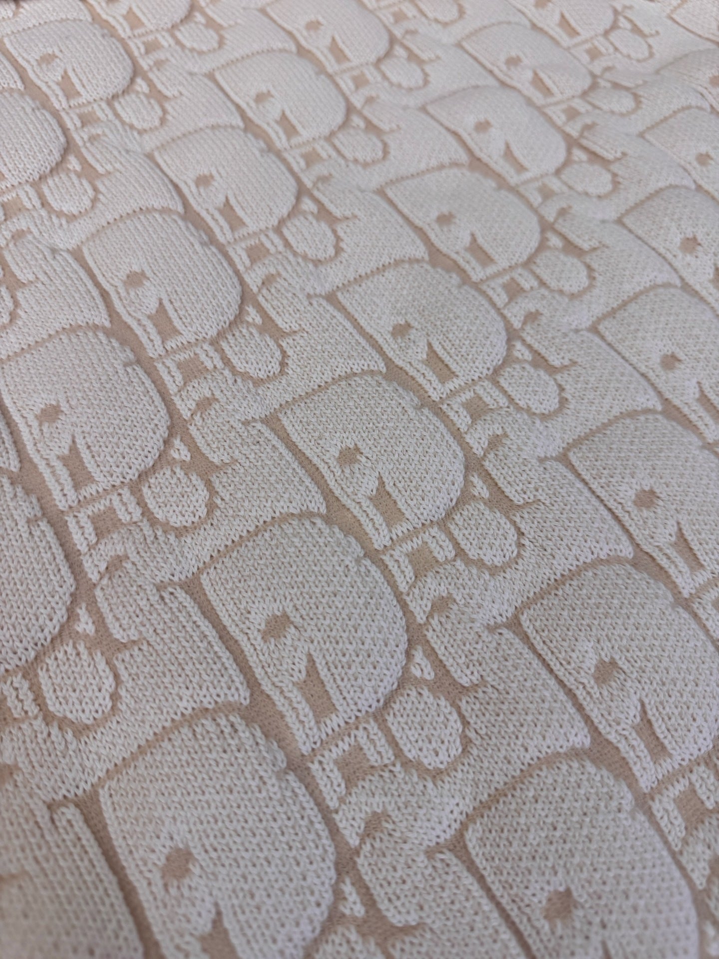 Pull Cd oblique ecru beige