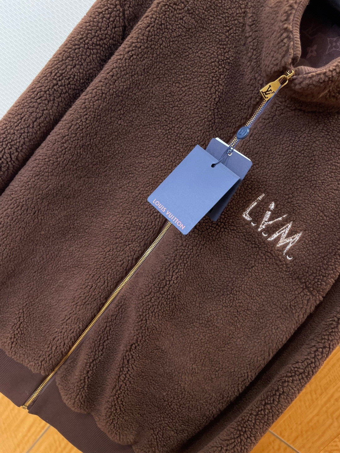 Blouson polaire fermeture éclair Lv